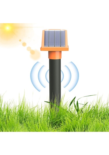 2 Adet Köstebekler, Bahçe Yard İçin Dahili Led Işıklı 2'si 1