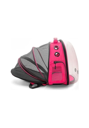 Cattie Fileli Kedi Ve Küçük Irk Köpek Taşıma Sırt Çantası Pembe 25x60x40 Cm