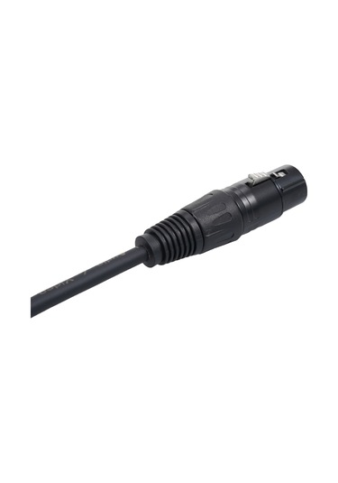 Leezsing Dmx512 Sinyal Kablosu Xlr Mikrofon Kablosu Siyah 3m 2 Adet Güvenli Bağlantı Ses Ekipmanı