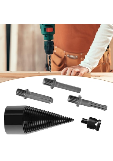 Homyl Aile Evleri Için Yakacak Odun Matkap Ucu Çelik Yarma 45mm