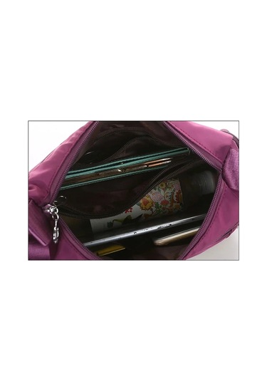 Kadınlar İçin Loveontop Crossbody Su Geçirmez Tote Casual Naylon Antrasit - Siyah