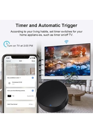 Tuya Destekli Wifi + Rf + Ir Akıllı Kumanda