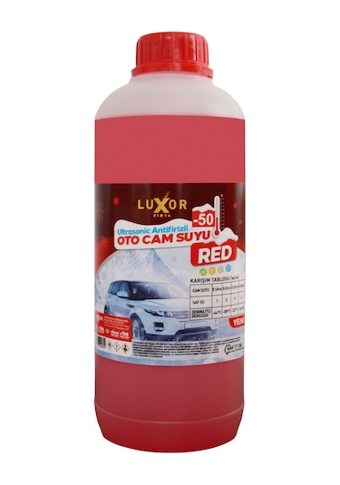 Luxor Kimya 4 Mevsim -50 Ultrasonic Antifirizli Oto Cam Suyu 1 L
