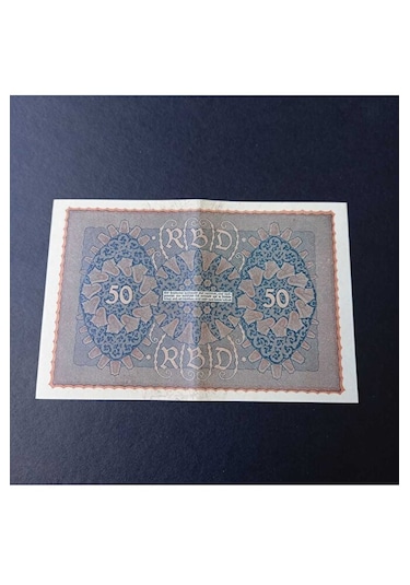 1919 Berlin 50 Mark Ca/çil Eski Yabancı Kağıt Para