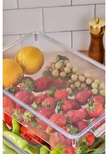 3 Lü Buzdolabı Organizeri Mix Set 3 Lt + 4,5 Lt + 6 Lt