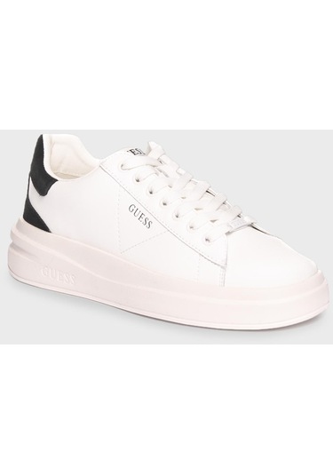 Guess Kadın Ayakkabı Fljelb Lea12 Whblk Siyah-beyaz Siyah - Beyaz