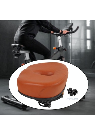 Suntek Elektrikli Bisiklet Sele Kalınlaştırılmış Kahverengi