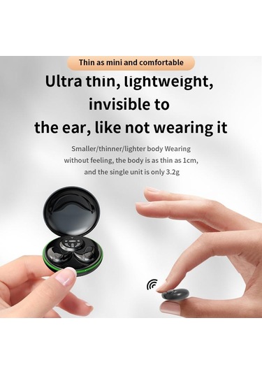 Mini Tws Kulakiçi Gürültü Önleyici Görünmez Uyku Kulaklık Kablosuz Bluetooth Oyun E-spor Kulaklıkları Bluetooth Kulaklık 56764674