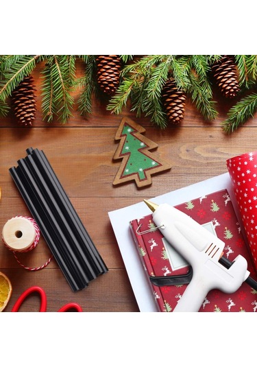 Wellhise Siyah Kalın Silikon 1 KG 48 Adet 11 MM 22 CM