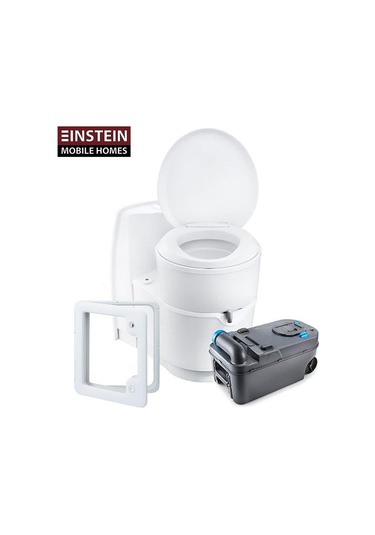 Einstein Karavan Kasetli Tuvaleti 12 V - Servis Kapaklı-1035