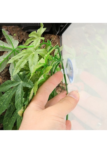 Sones Tırmanma Evcil Hayvan Kutuları Akvaryum Balık Tankı Peyzaj Simülasyon Tesisi, Stil: T007 20 İnç