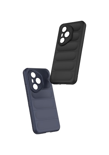 Kılıfist Honor 400 Pro Kılıf Esnek Tpu Oyuklu Arka Yüzey Tasarımlı Klfs Etnik Silikon Kapa Siyah