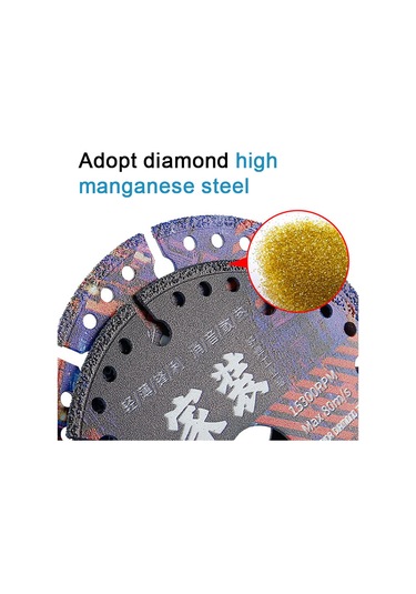 Lemestar 100mm Elmas Kesme Diski - Çelik, Seramik, Mermer Ve Dökme Demir İçin Yüksek Performans