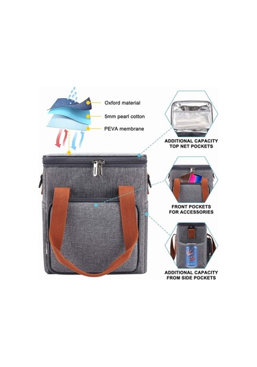 Yalıtımlı Soğutucu Çanta - Stok Çok Renkli