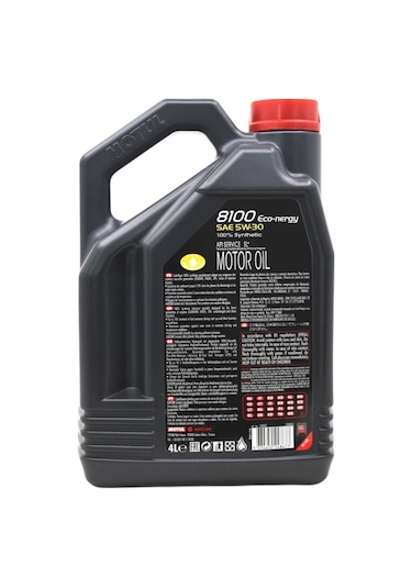 Motul 8100 Eco-Nergy SAE 5W-30 Tam Sentetik Motor Yağı