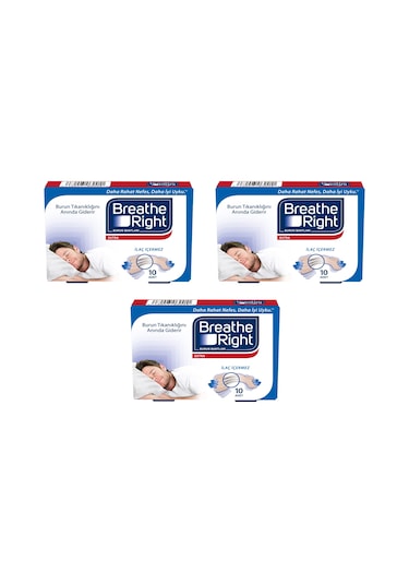 Breathe Right Burun Bantları Extra 3 x 10'lu