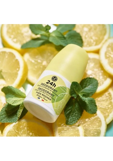 Yves Rocher 24H Organik Nane ve Limon Aromalı Kadın Roll-On Deodorant 50 ML