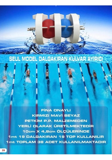 Seul Model Olimpik Havuz Seperatörü 25 Mt...