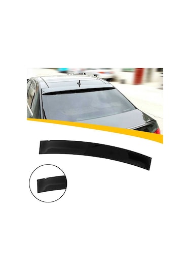 Mercedes E W212 Cam Üstü Spoiler Parlak Siyah Spoyler Plastik İthal 2009-2016
