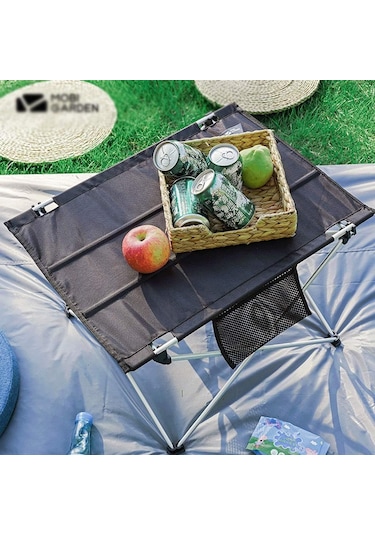 Katlanabilir Kumaş Kamp Ve Piknik Masası, Siyah, Geniş Model, 73 X 55 X 48 Cm Allmart