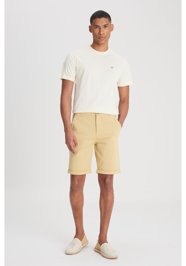 Regular Fit Normal Kesim Normal Bel Camel Şort L231145211 Camel