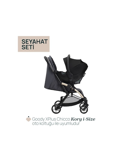 Chicco Goody Xplus Bebek Arabası Dark Shadow 07087040270000