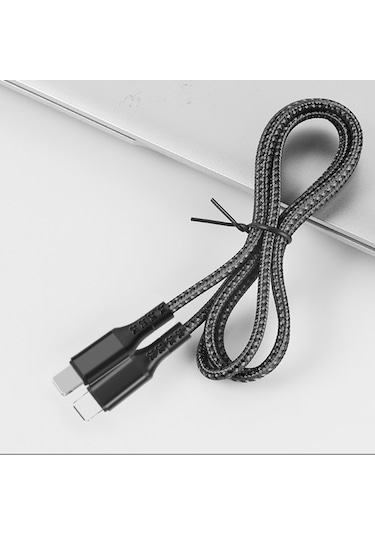 Ally 36440 27 W 1 M Type-c To Lightning Hızlı Data Ve Şarj Kablosu Siyah