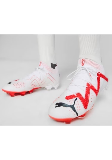 Puma Future Ultimate Fg/ag Erkek Çim Zemin Kramponu 10735501 Beyaz P-113 001