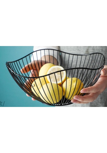 Ekmek Snack Ekran Tepsi Modern Meyve Kase Metal Gıda Depolama Konteyner Drenaj Ile Ev Yaratıcı Demir Dekorasyon Plaka Depolama Tepsileri Yüksek 1