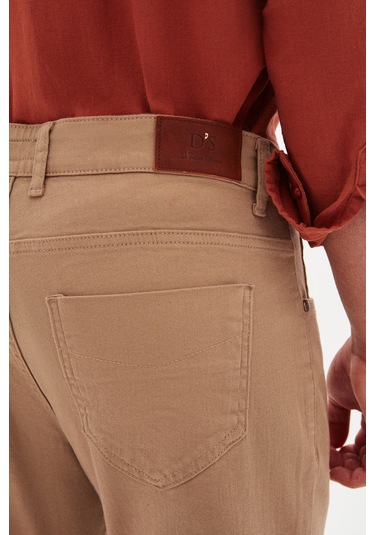 Ds Damat Slim Fit Bej Gabardin Denim Pantolon 4hcc3t404003m Bej