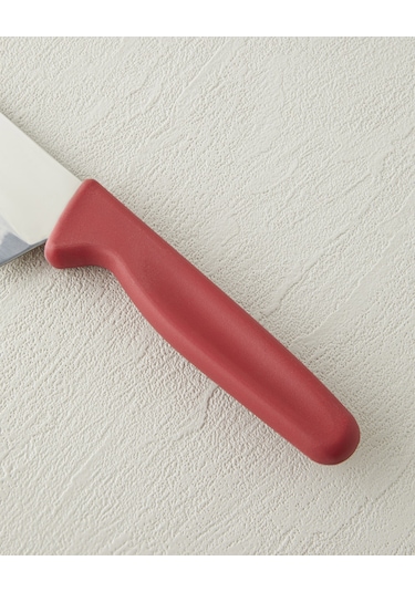 English Home Grim Edge Paslanmaz Çelik Bıçak 12 Cm Kırmızı Kırmızı