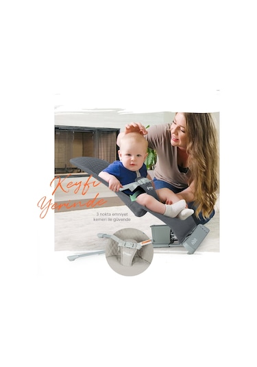 Huggy Wave Bebek Hareket Ettikçe Sallanabilen Müzikli Anakucağı