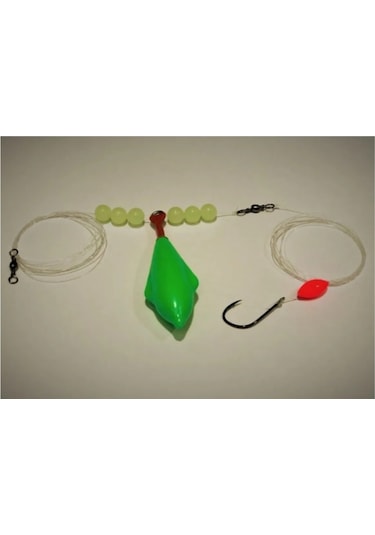 Fosforlu Roket Surf Kurşunlu Çipura Takımı Sonsuz Gezer 100 Gr Rf