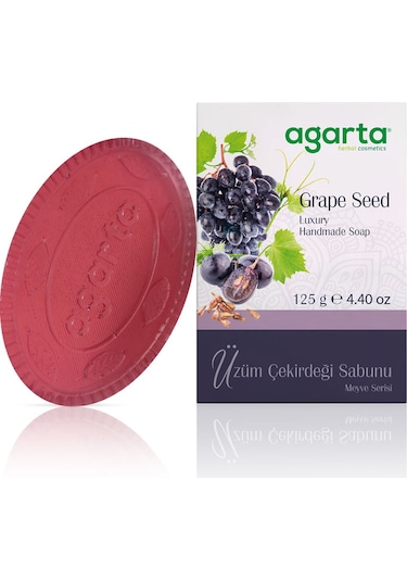 Agarta Doğal Üzüm Çekirdeği Sabunu 125 G