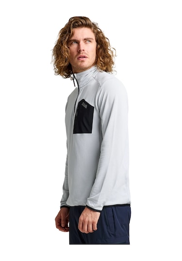 Slam Act Lgt Grıd Fleece Gri Gri
