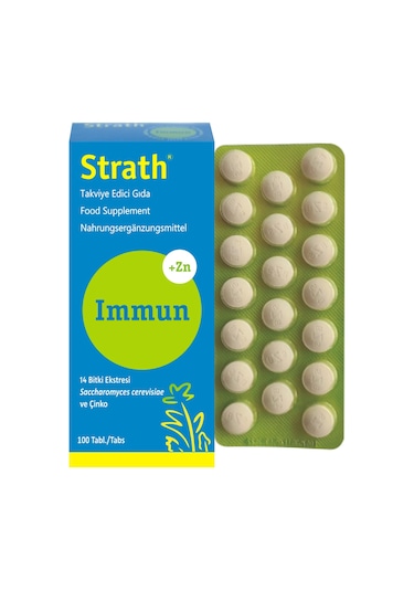 Strath Immun Zinc Tablet Ambalaj 100 Tablet
