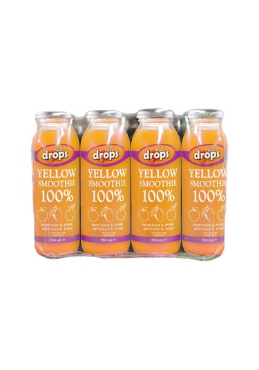 Fruit Drops 100% Yellow Smoothie 12 x 250 ML