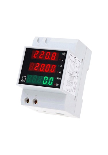 Radyat Tipi Ac80-300v 100a Dijital Gösterge - Gerilim, Akım, Enerji, Güç Ve Güç Faktörü Ölçümü D52-2047