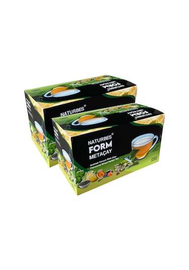 Naturbes Form Metaçay Karışık Bitki Poşet Çay 2 x 21'li