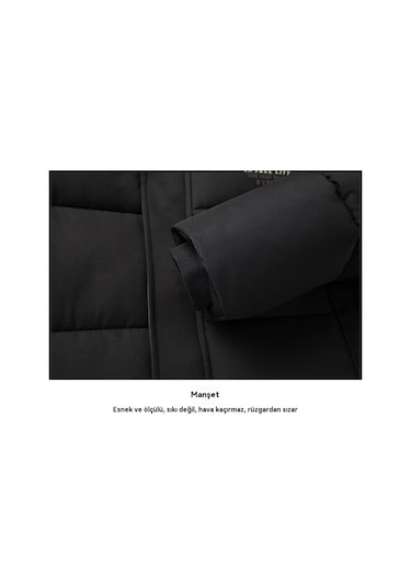 2025 Yeni Grafen Termal Konsantre Hafif Pamuklu Ceket Haki