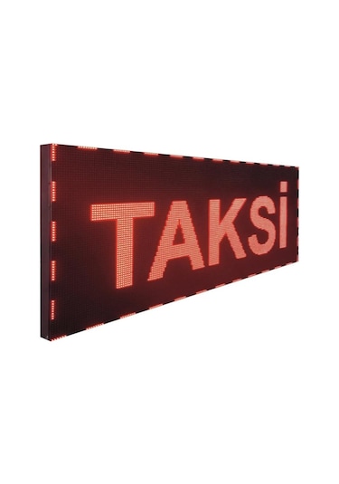 Led Tabela 16x64cm Çift Taraflı Kırmızı Kayan Yazı-wifi