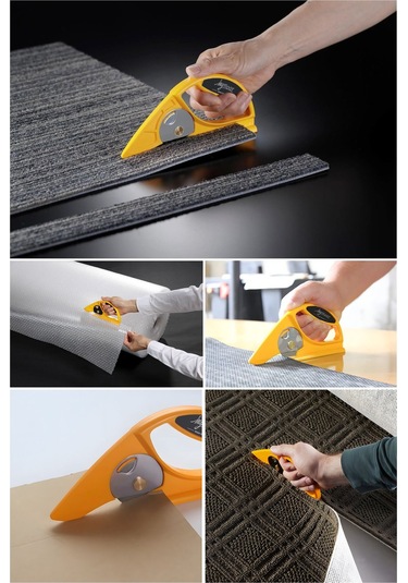 Halı Kesim Bıçağı 45mm Yuvarlak Çelik Bıçaklı Myfloor Rende Model