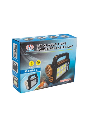 Ayt Powermaster 3 Modlu 54 Smd Ledli Taşınabilir Solar Güneş Enerjili Kamp Lambası Aydınlatma Işıldak El Feneri