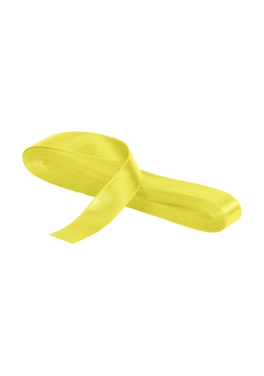Saten Sarı Kurdele 10 Mm - 10 Mt