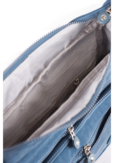 Krinkıl Çok Gözlü Çapraz Kol Omuz Postacı Çantası Mavi 116e Mavi