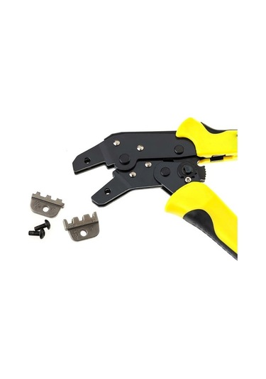 Besthome1 Jx-1601 Elektrikçi Ratchet Kısa Lç Pensi 0.14-1.5mm² İzolasyon Termi Nal Soğuk Pres Aleti Siyah-sarı 50 Çeli K+pvc Vh