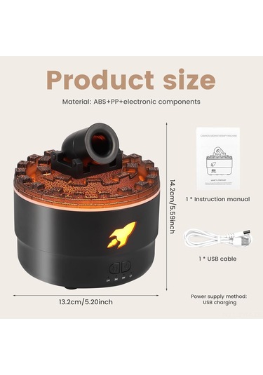 Geeksen Masaüstü Aromaterapi Nemlendirici: 2 Sprey Modu, Zamanlama Ve 7 Renkli Led Işık Fonksiyonu İle Ev Ve Ofis İçin Konfor Ortamı Oluşturucu