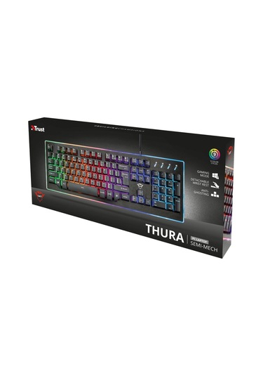 Gxt 860 Thura Rgb Yarı Mekanik Gamer Klavye