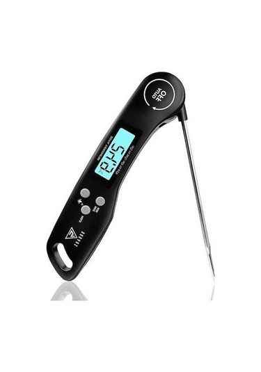 Trendooze Mutfak Termometresi, 3 Saniye Okuma, Siyah, Hızlı Pişirme Yardımcısı