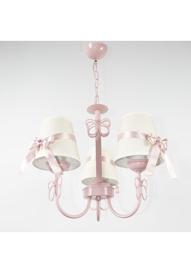 Avize Çocuk Odası 3 Lü Kelebekli